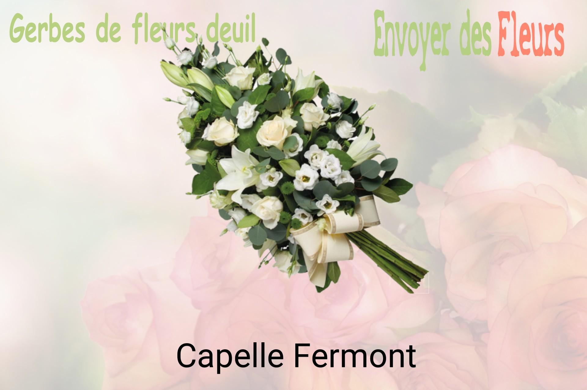 Gerbe de fleurs de deuil livrée à Capelle-Fermont
